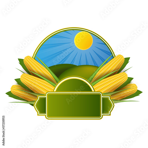 Corn cob label