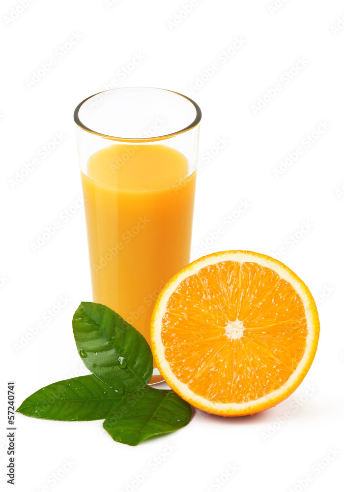 glass with juice glass with juice