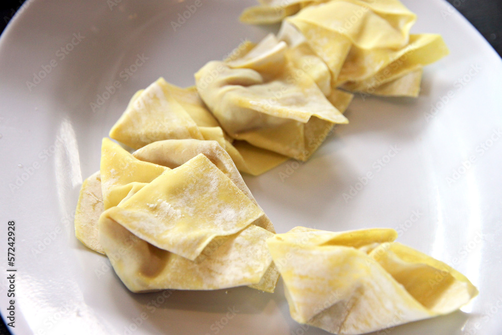 Pork wrap dough. Pork wrap dough.