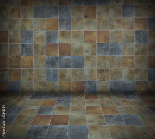 Tiled room