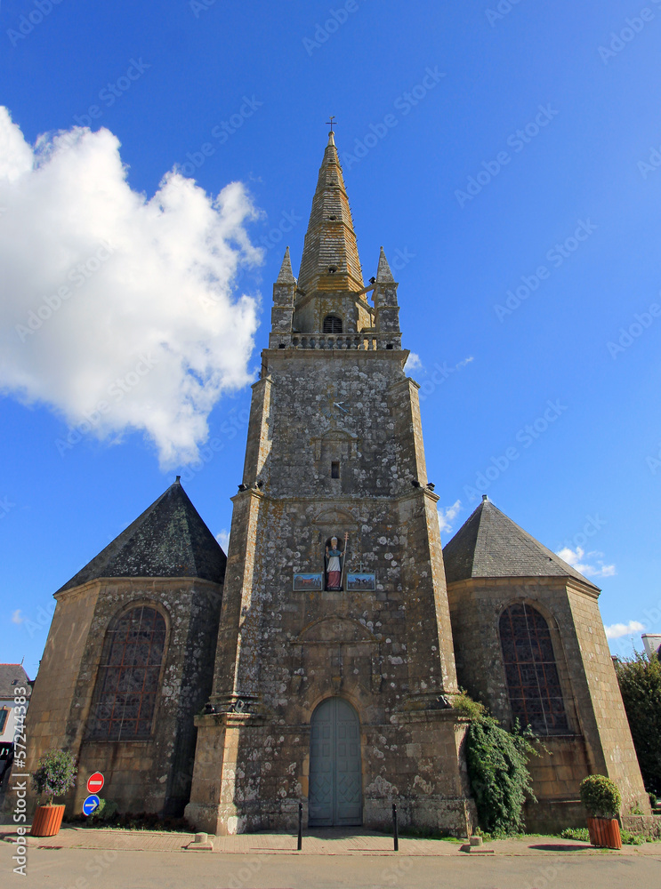 Fototapeta premium Eglise Saint Cornély - Carnac - Bretagne