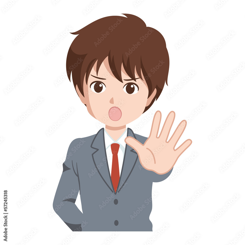 男性/ストップ 男性/ストップ
