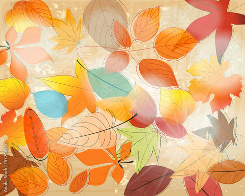 Cute autumn illustration