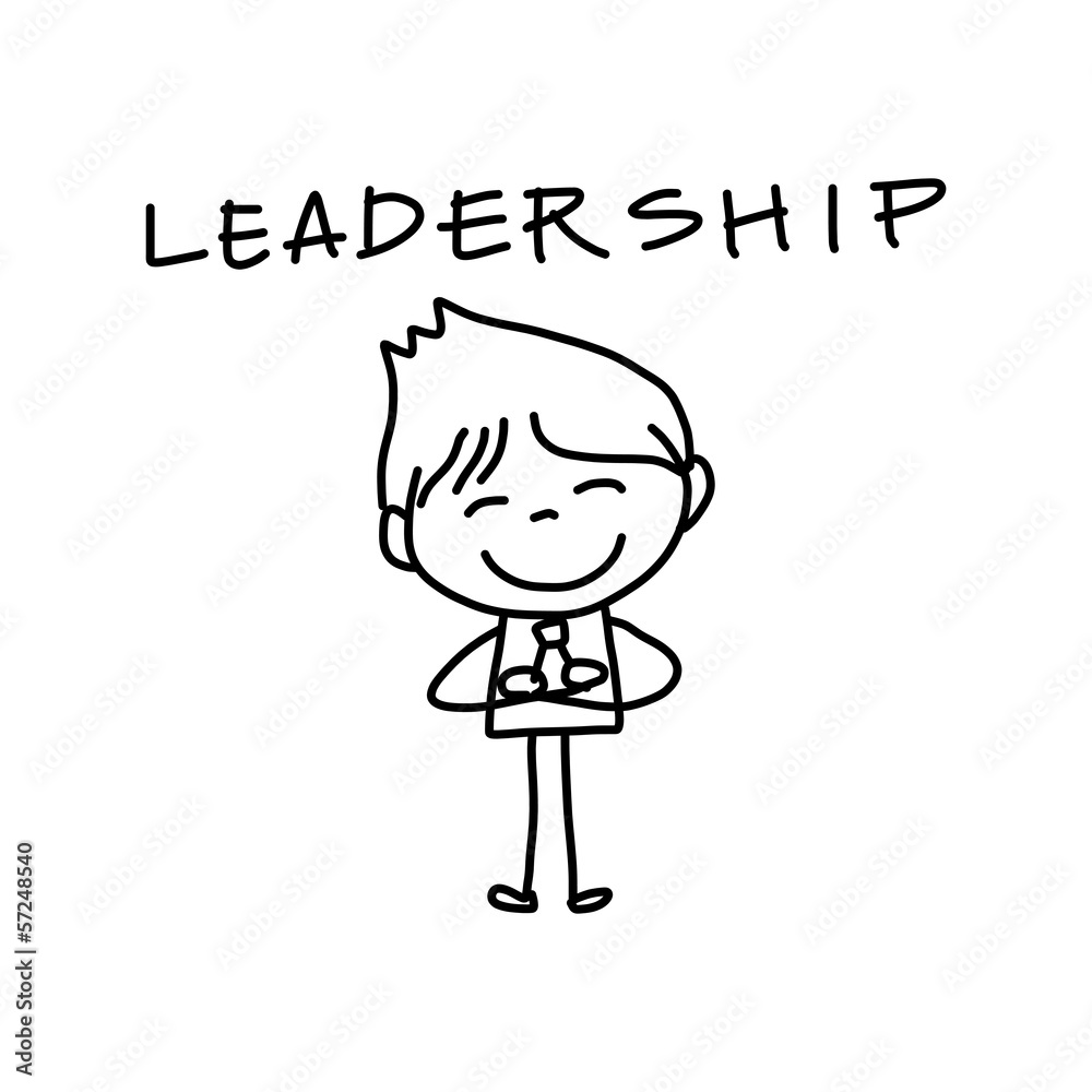 hand drawing cartoon character business person hand drawing cartoon character business person