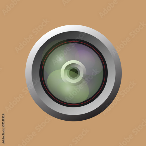 Small spy lens for hidden