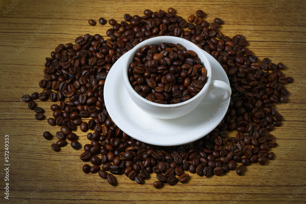 a Cup of Robusta Coffee Beans a Cup of Robusta Coffee Beans