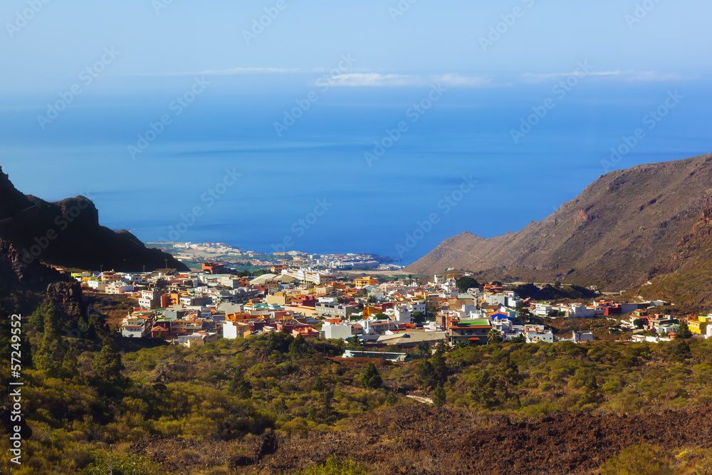 Village in Tenerife island - Canary