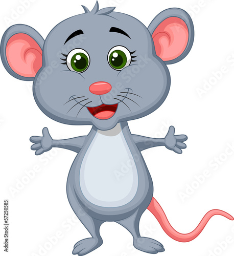 Cute mouse cartoon