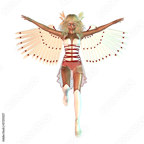 Abstract 3d angel