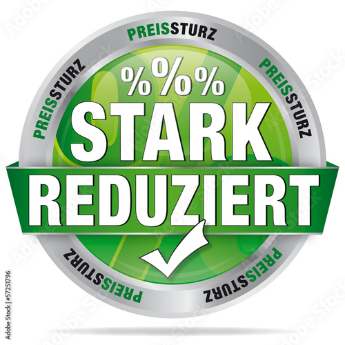 Stark reduziert - Preissturz Prozente