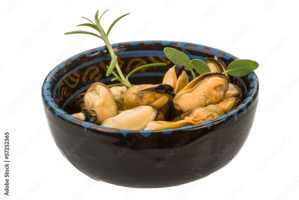 Marinated mussels Marinated mussels