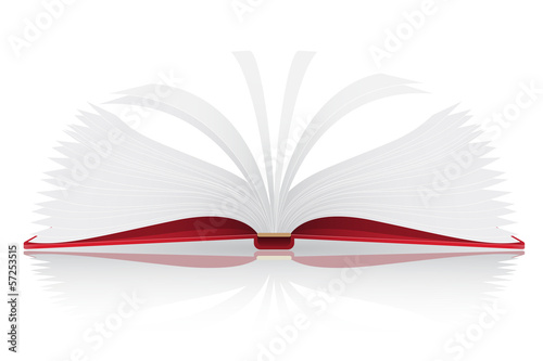 open book vector illustration