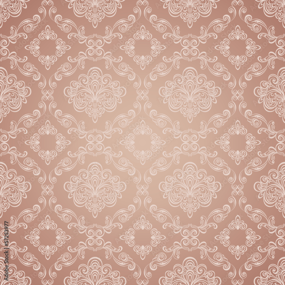 Seamless floral pattern. Vintage background