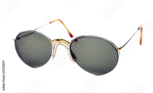 Sunglasses of yellow and white gold