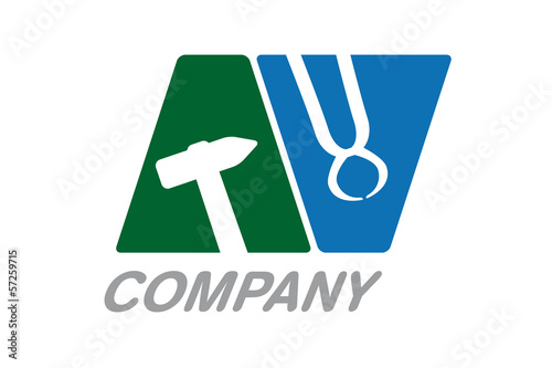 Handwerker Vektor Logo