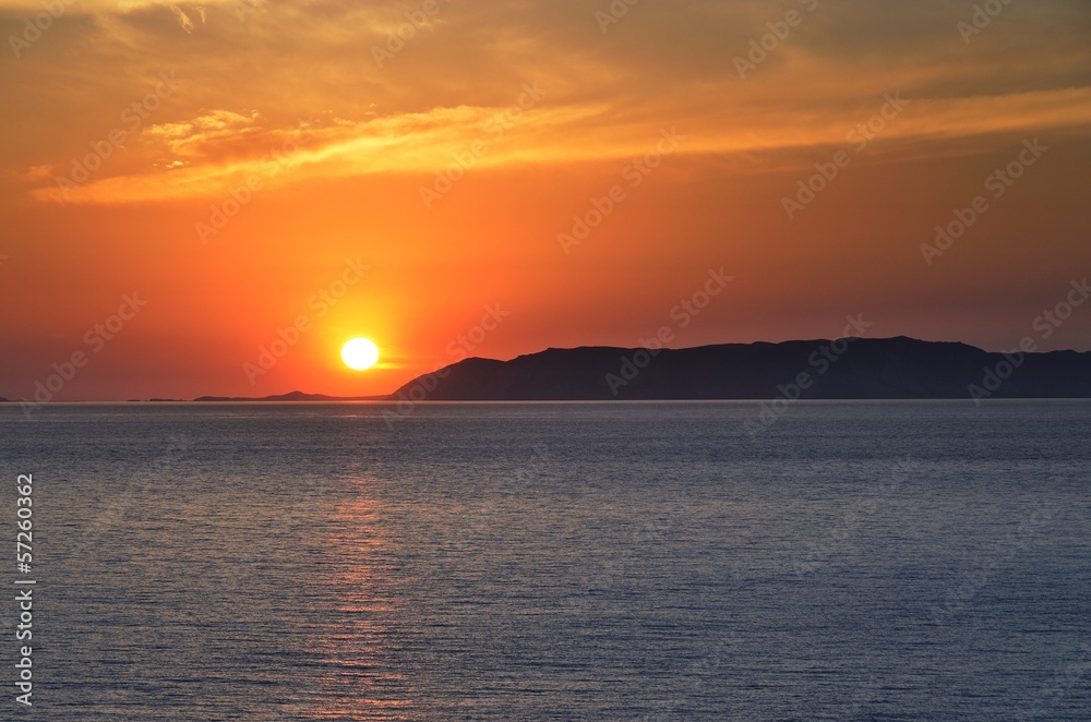 Sunset in Folegandros