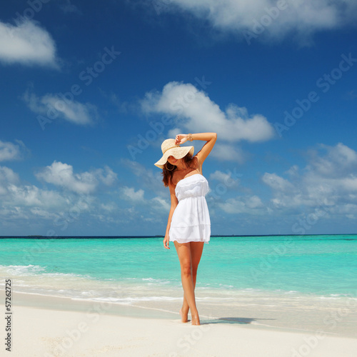 Fashion woman on the beach