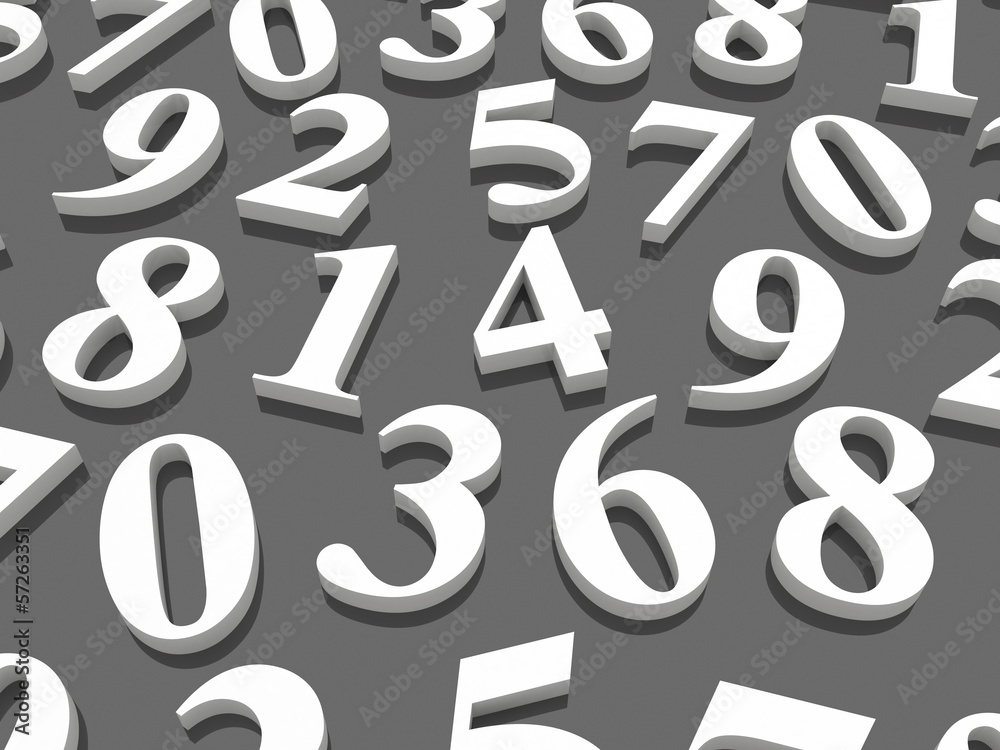 Background of numbers. Background of numbers.