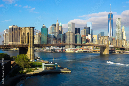 Brooklyn Bridge NYC Skyline #57263961
