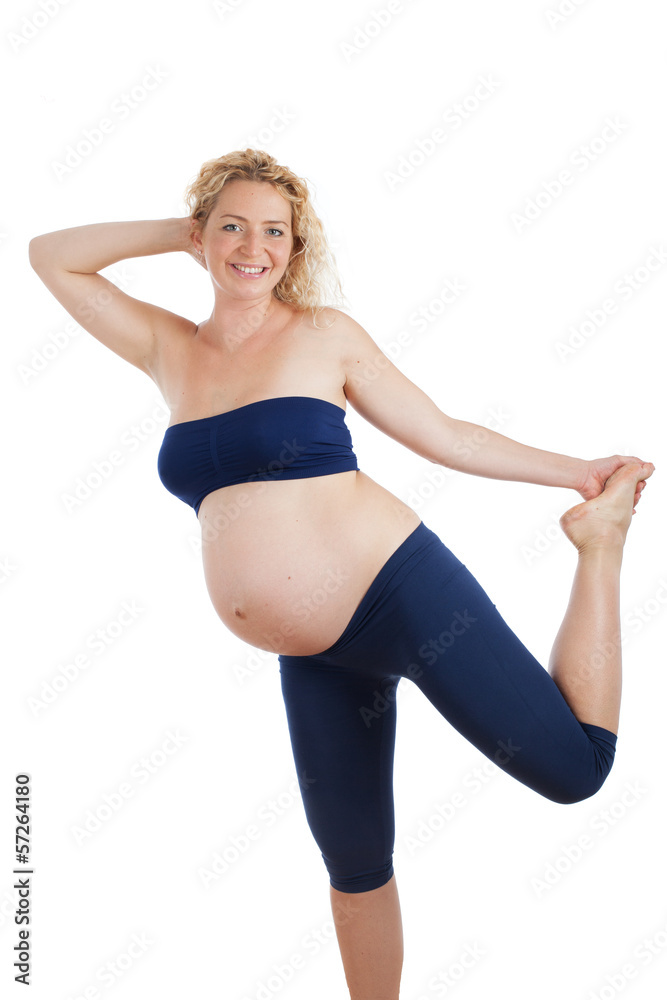 Young fit pregnant woman Young fit pregnant woman