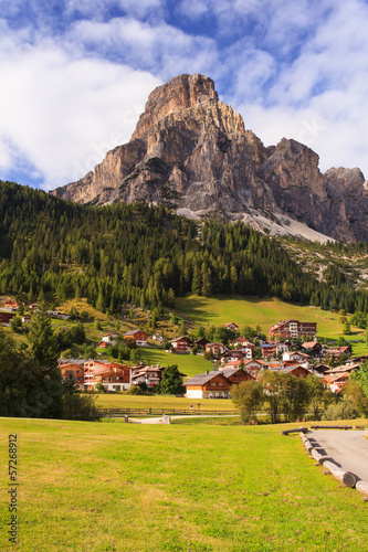 Massiccio Sassongher, Dolomites photo