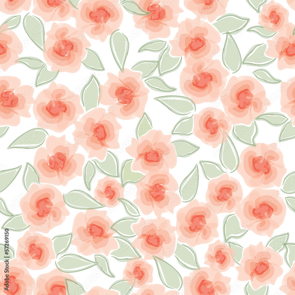 Rose flowers flower seamless background. floral texture