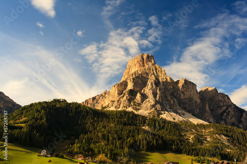 Massiccio Sassongher, Dolomites photo