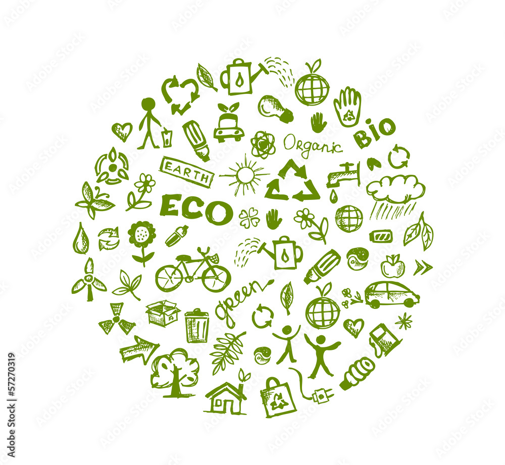 Green ecology background for your design Green ecology background for your design