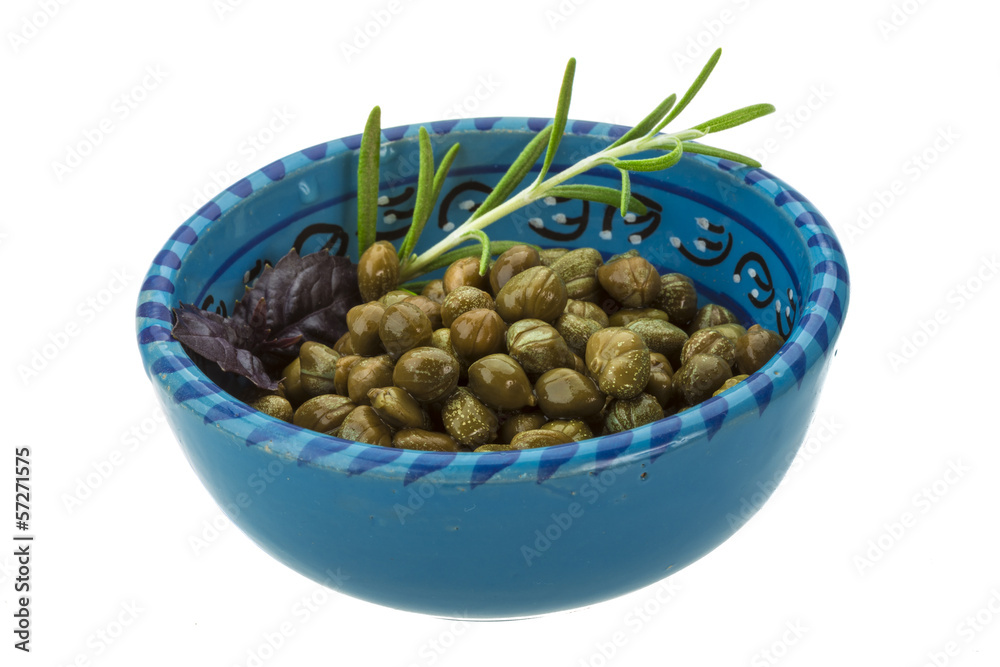 Capers in the bowl Capers in the bowl