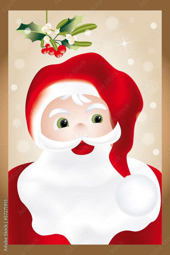 Portrait of Santa Claus - père Noël