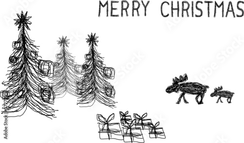 christmas drawing