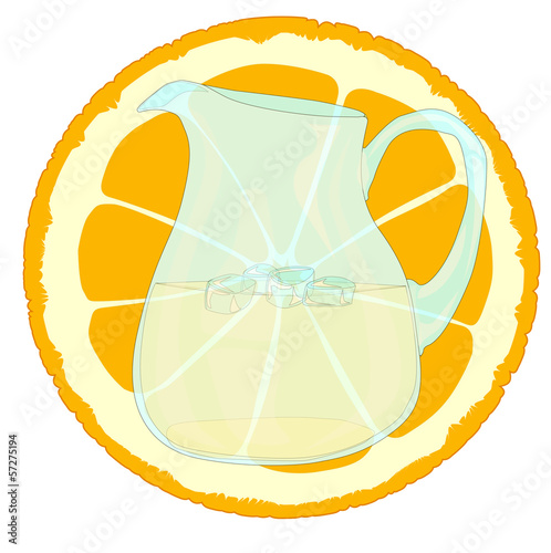 Orangeade With Slice.