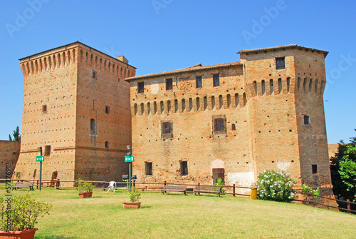 Italy, Cesena medieval castle