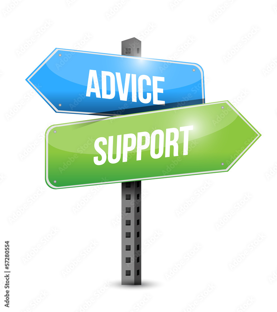 advice, support road sign illustrations design advice, support road sign illustrations design