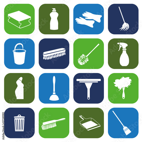 cleaning icons