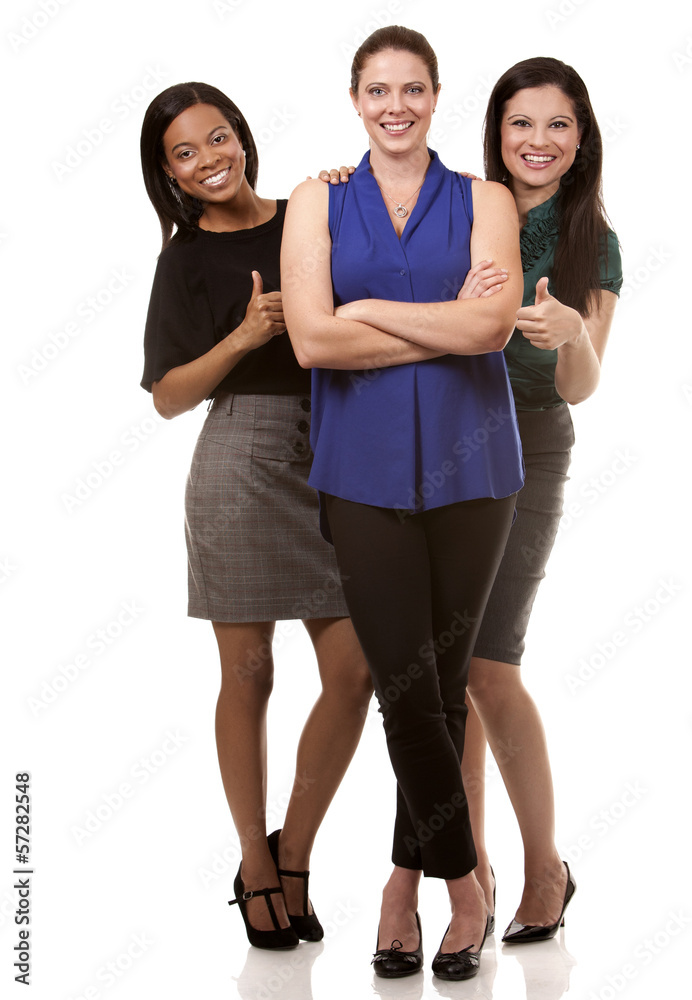 Fototapeta premium three business women
