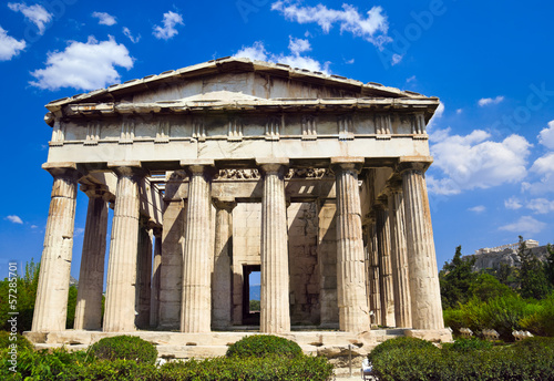 Ancient Agora at Athens, Greece photo