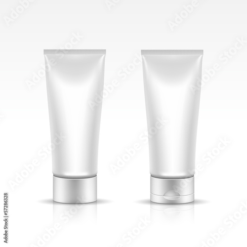 Vector Illustration of Tube for Cosmetic Package