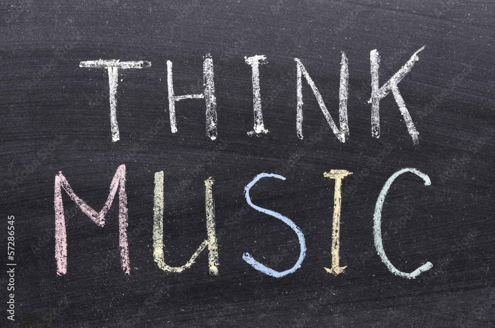 Fototapeta premium think music