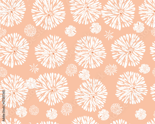 abstract flower pattern