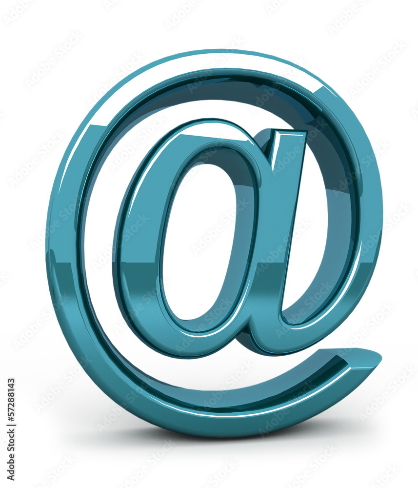 steel e-mail internet icon 3d isolated on white background steel e-mail internet icon 3d isolated on white background