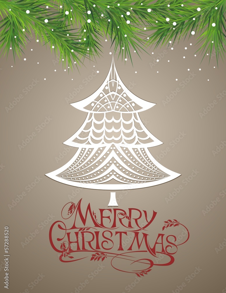 Christmas background with Christmas tree Christmas background with Christmas tree