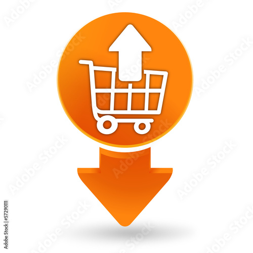 retirer du chariot sur signet orange