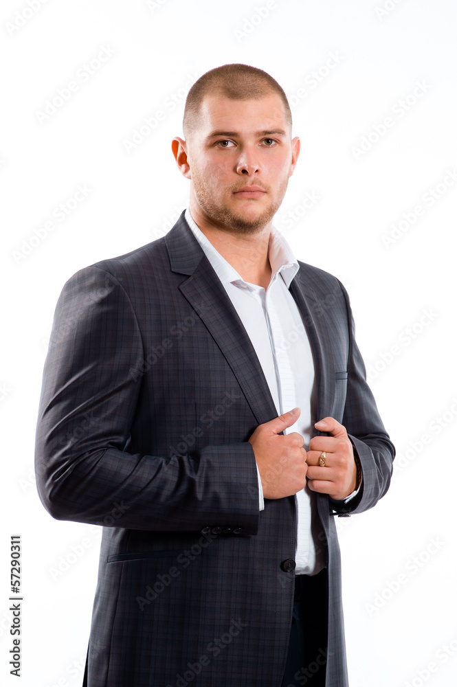Handsome man wearing suit Handsome man wearing suit