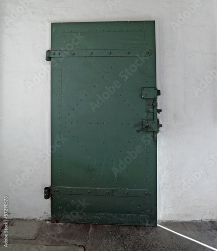 Old prison door