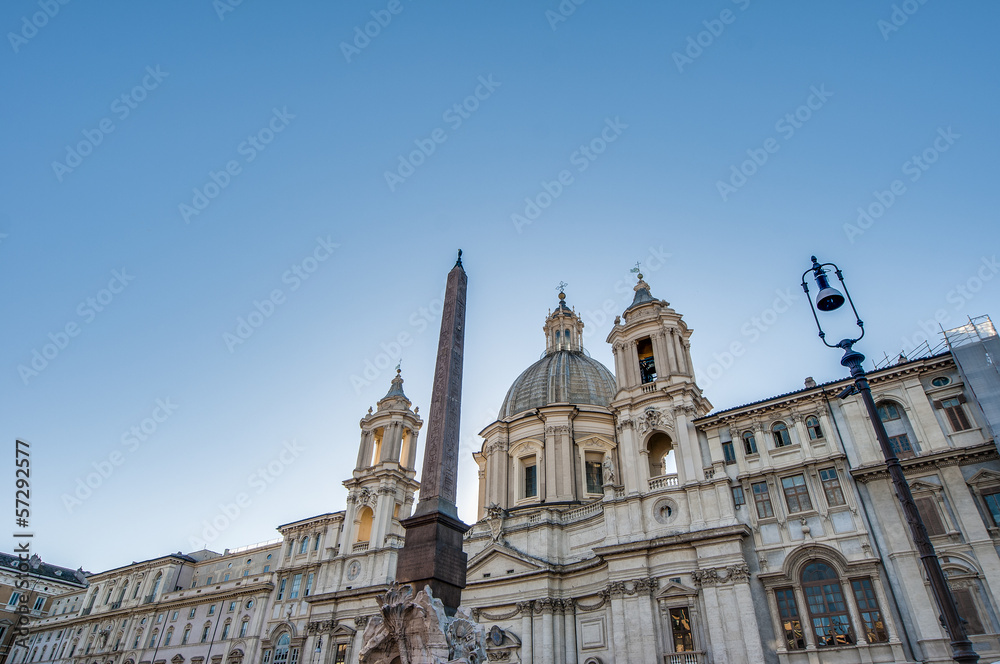 Piazza Navona (Navona Square) in Rome, Italy