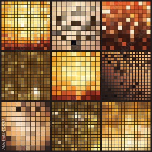 Abstract mosaic background.