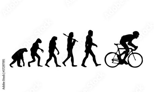 Evolution Bicycle Stock Vector | Adobe Stock