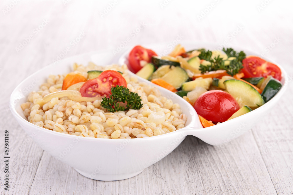 vegetable and grain vegetable and grain