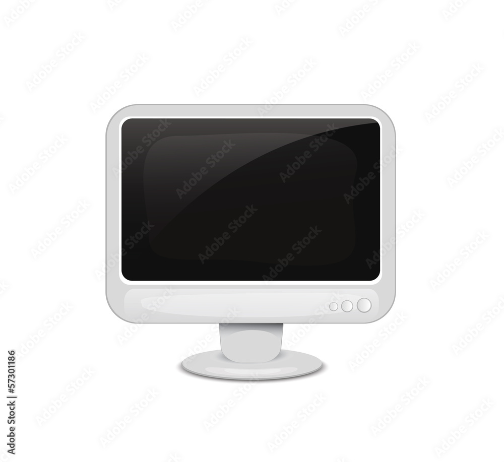 Computer Cartoon Icon Computer Cartoon Icon